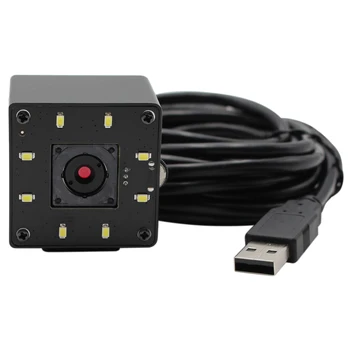 13-Мегапикселова уеб камера с Висока Резолюция, MJPEG 10 кадъра в секунда 3840x2880 IMX214 с автофокус USB-камера с бял led за дневно и нощно гледане