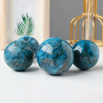 55-60 мм натурален апатитовый топка crystal лилава облак обхват на проба кварц исцеляющий камък Рейки за декорация на дома