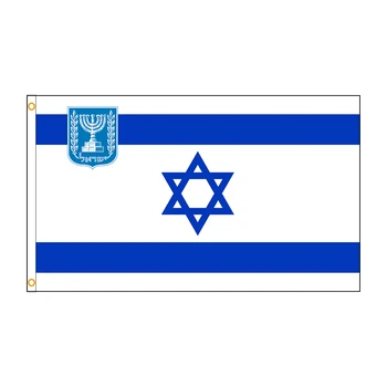 90x150 см Израел (С Националното знаме) Украса Хартата Банер FLAGLAND