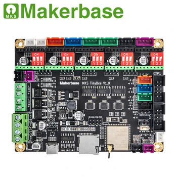 Makerbase MKS TinyBee Такса управление на 3D принтера ESP32 MCU резервни части за 3D принтер TFT екран wifi функцията на УЕБ управление