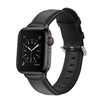 Въжета от естествена кожа за iWatch Band Ultra 49 мм Sports Business loop на Apple Smart Watch SE Каишка 40 мм 4544 мм серия 87654
