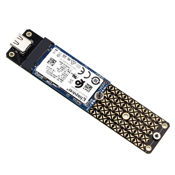 М. 2-USB адаптер със скорост 10 Gbit/с, чип JMS580, съвместим с един карам M. 2 SATA (NGFF) на базата M/B + Mkey за твърдотелно устройство 2230/2242/2260/2280