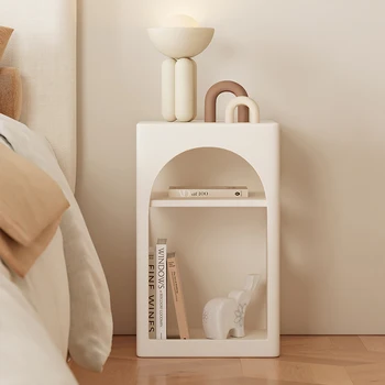 Модерни минималистичные шкафчета за Салон Грим Уникални Тесни Нощни шкафчета в скандинавски Стил, Организаторите, Тоалетка с огледало, мебели за всекидневната и спалнята.