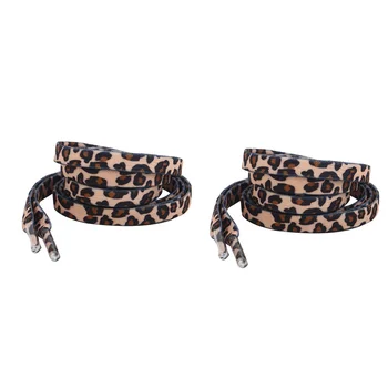 Творчески леопардовые дантелени обувките Класическите Модни Вратовръзки разтеглив маратонки